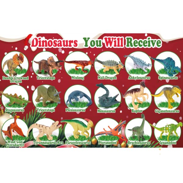 Calendrier de l'avent Dinosaures Onlyfun