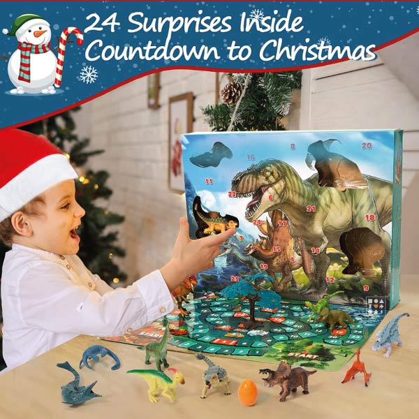 Calendrier de l'avent Dinosaures Onlyfun