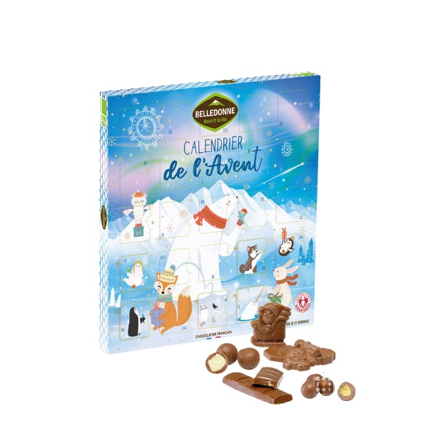 Calendrier de l'avent Belledonne – Chocolat au lait