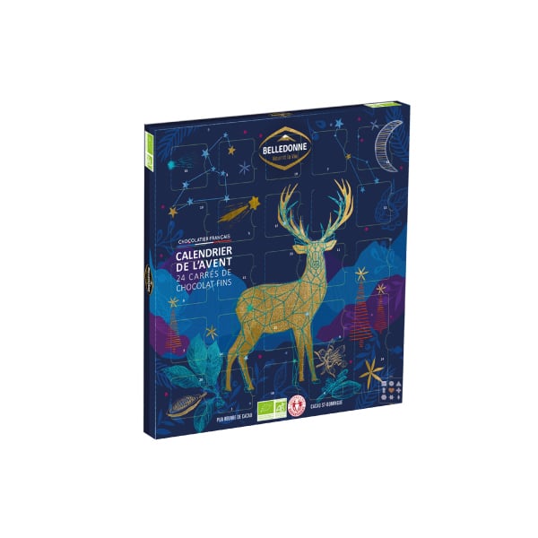 Calendrier de l'avent Belledonne – Chocolat Noir