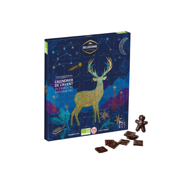 Calendrier de l'avent Belledonne – Chocolat Noir