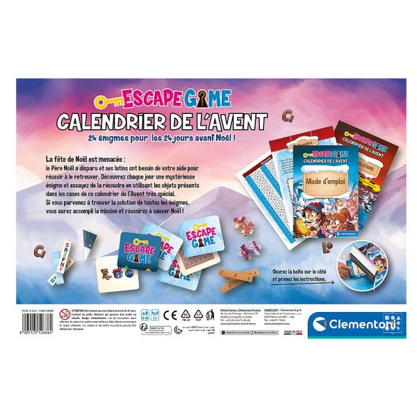 Calendrier de l'avent Escape Game