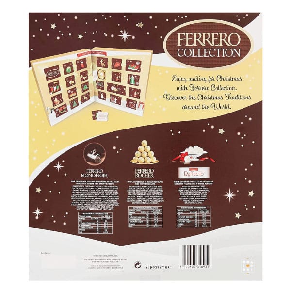 Calendrier de l'avent Ferrero Collection