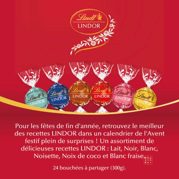 Calendrier de l'avent Lindt Lindor