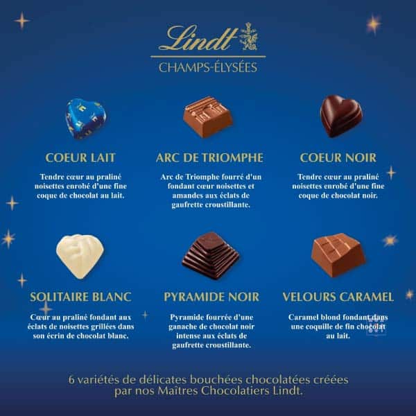 Calendrier de l'avent Lindt Champs-Elysées