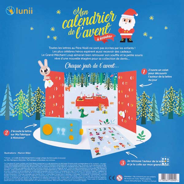 Calendrier de l'avent Lunii