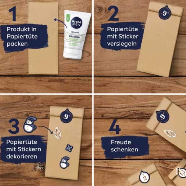 Calendrier de l'avent Nivea Homme DIY