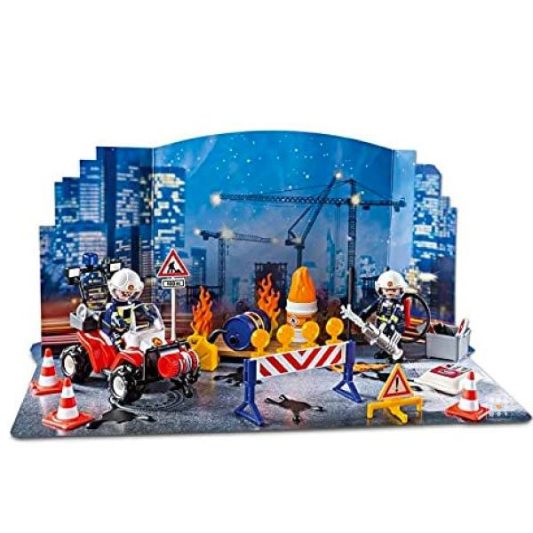 Calendrier de l'avent Playmobil – Pompier & Chantier