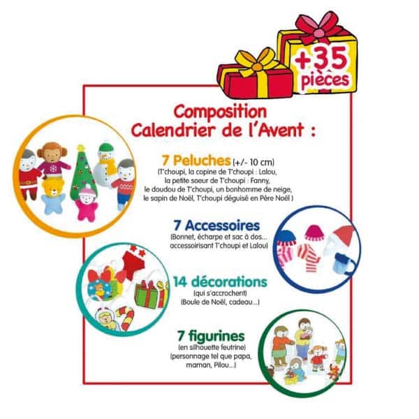 Calendrier de l'avent T’choupi