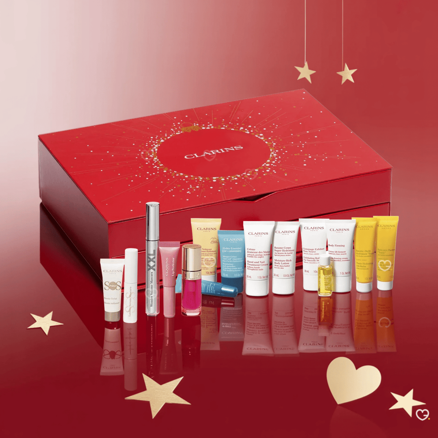 Calendrier de l'avent Clarins 24 jours