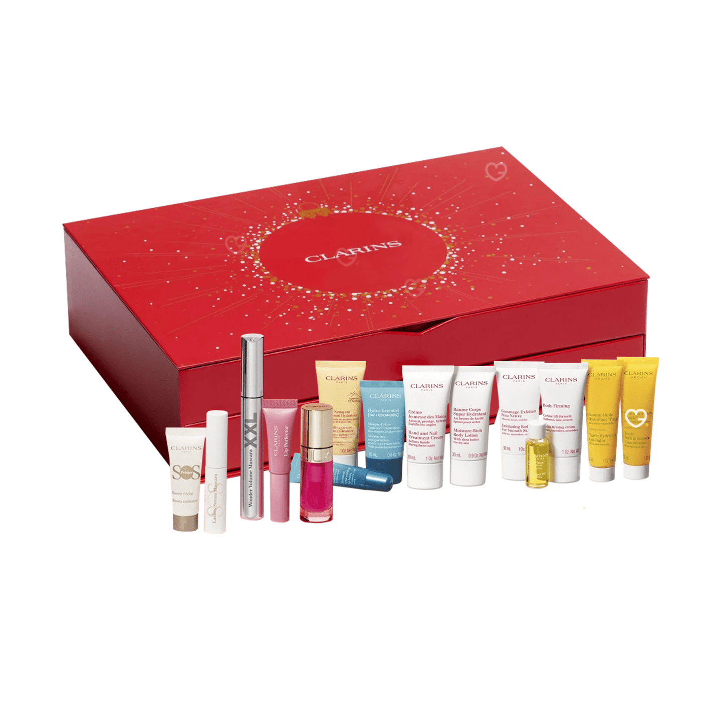 Calendrier de l'avent Clarins 24 jours