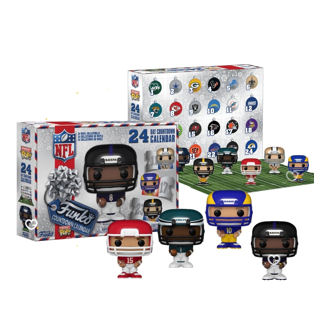 Calendrier de l'avent Funko POP NFL