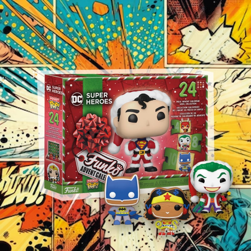 Calendrier de l'avent Funko POP Super Heroes