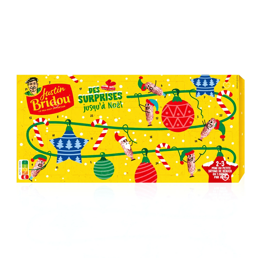 Calendrier de l'avent Justin Bridou