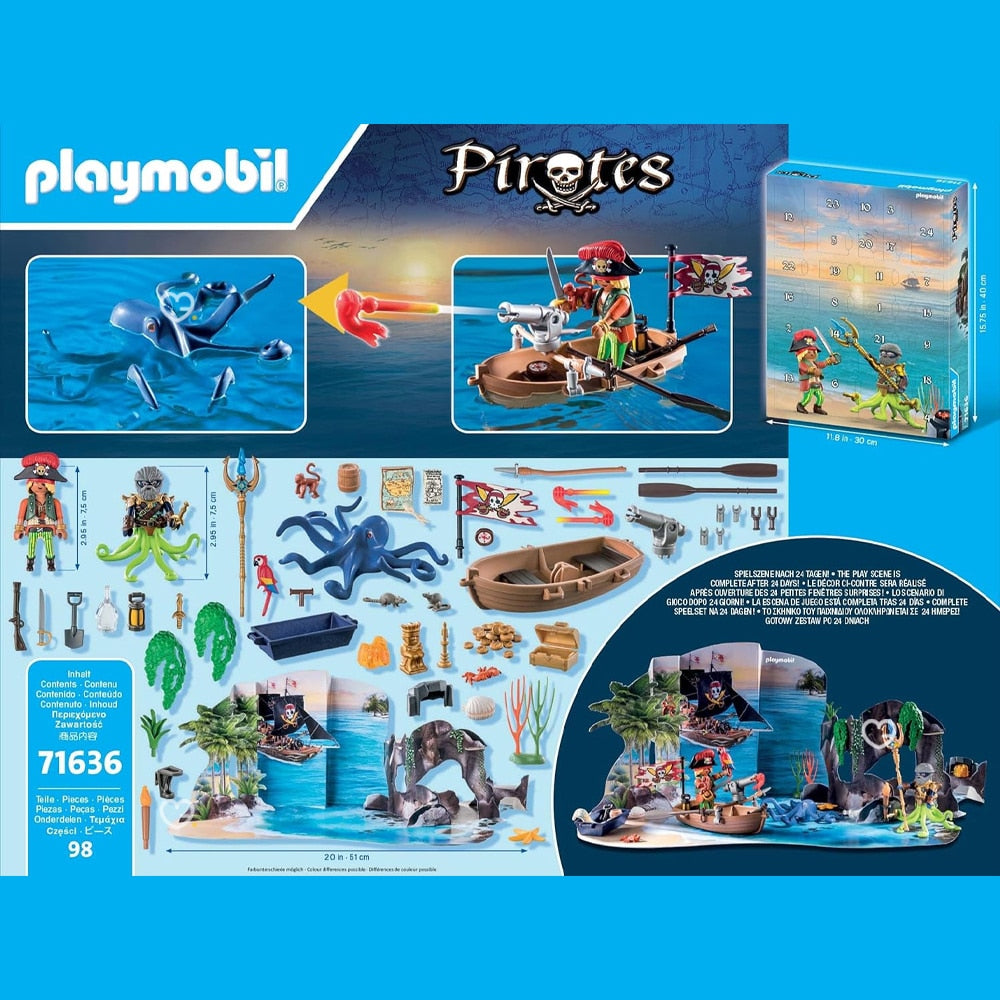 Calendrier de l'avent Playmobil – Pirates (71636)