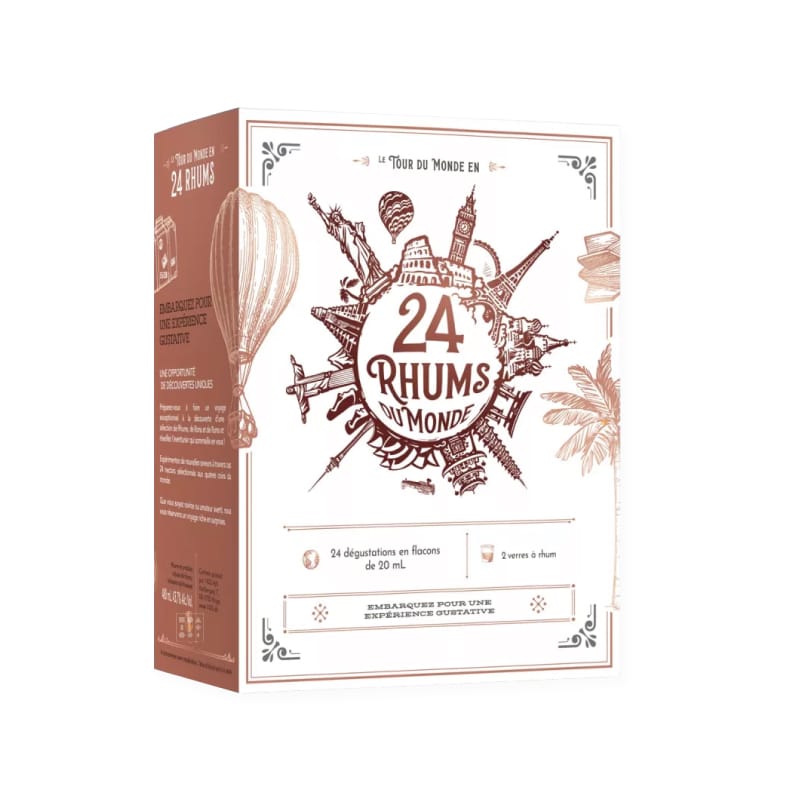 Calendrier de l'avent 24 Rhums du Monde