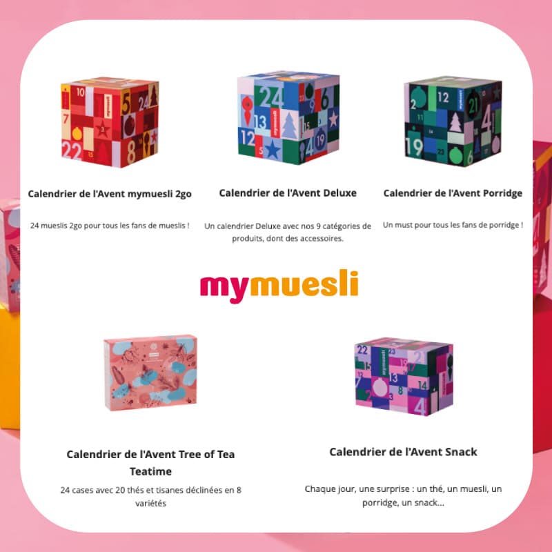 Calendrier de l'avent mymuesli – Snack