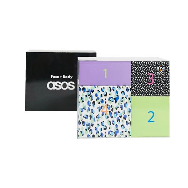 Calendrier de l'avent ASOS – Visage + Corps 12 jours