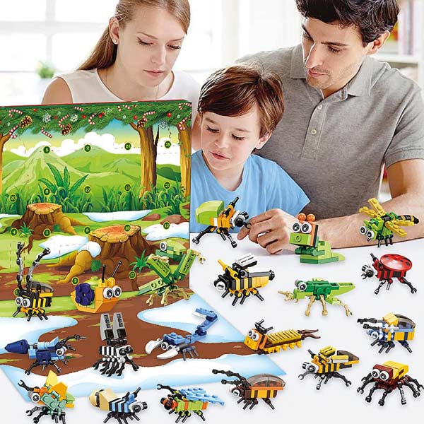 Calendrier de l'avent Building Block Insectes