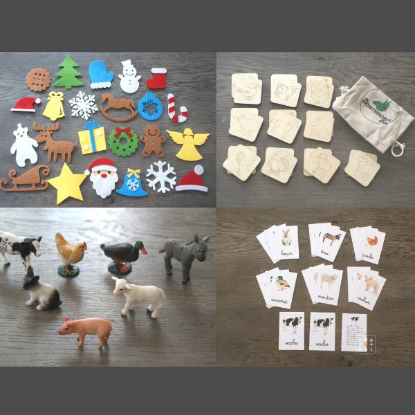 Calendrier de l'avent Montessori