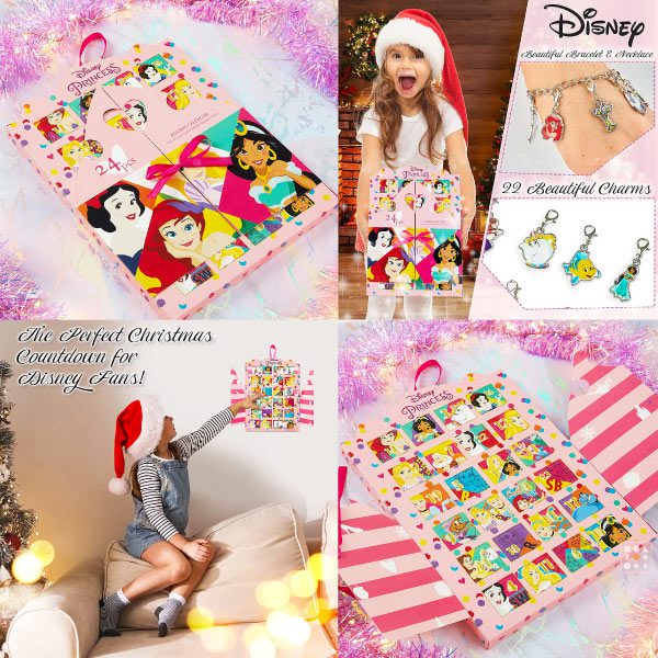 Calendrier de l'avent Bijoux Princess Disney