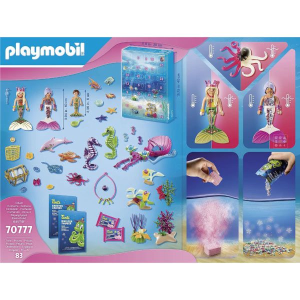 Calendrier de l'avent Playmobil – Le Monde des sirènes
