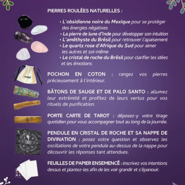 Calendrier de l'avent Pierres et Rituels