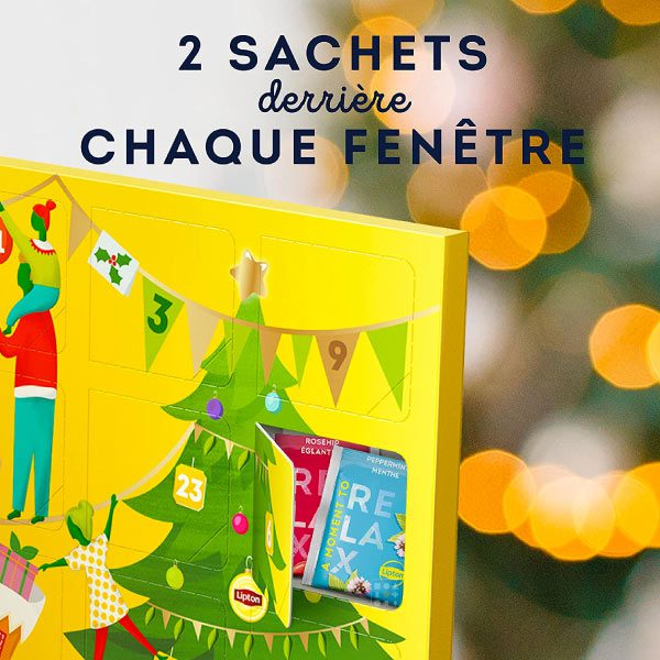 Calendrier de l'avent Lipton