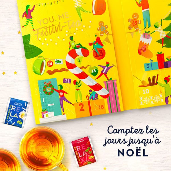 Calendrier de l'avent Lipton