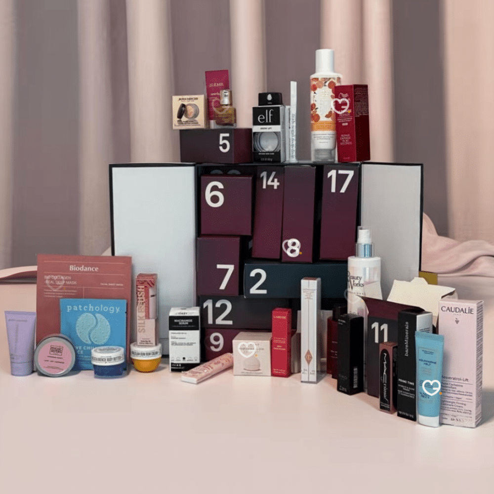 Calendrier de l'avent Asos – Visage + Corps