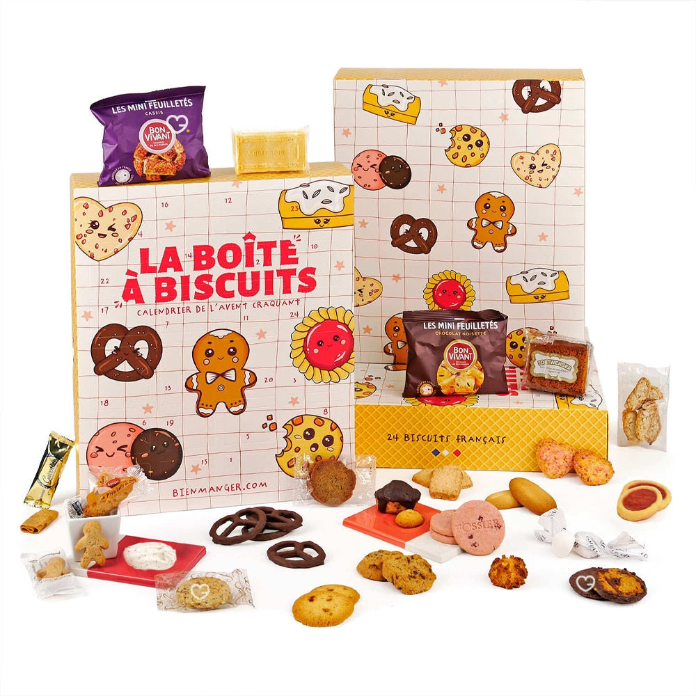 Calendrier de l'avent Biscuits Français