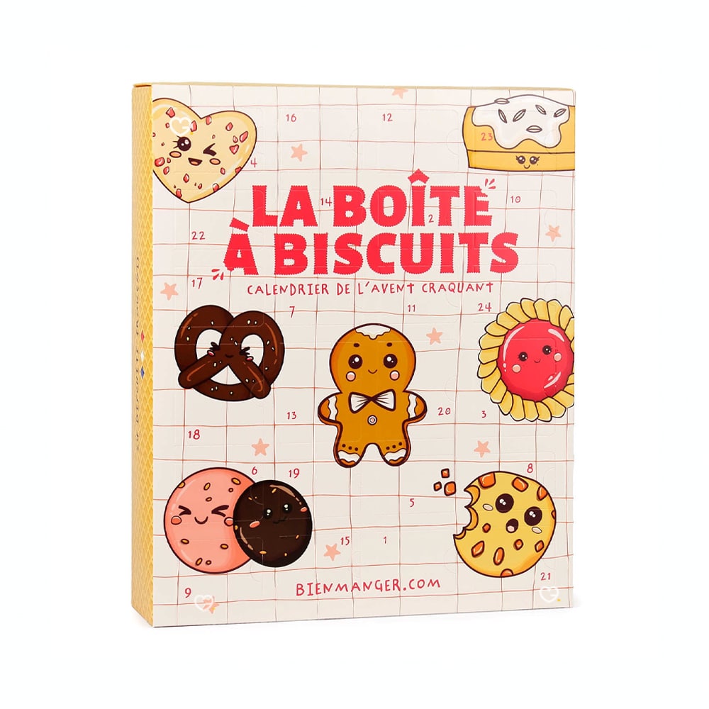 Calendrier de l'avent Biscuits Français