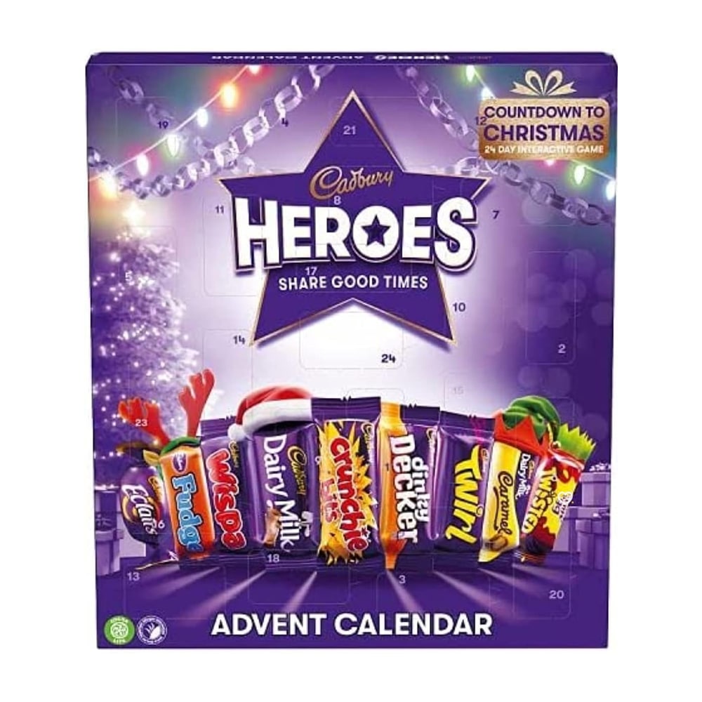 Calendrier de l'avent Cadbury – Heroes