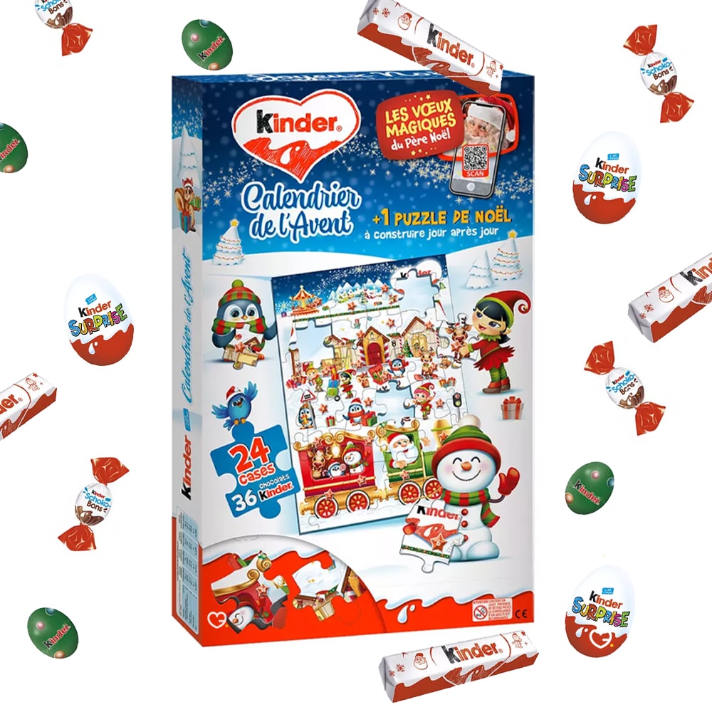 Calendrier de l'avent KINDER Maxi Puzzle