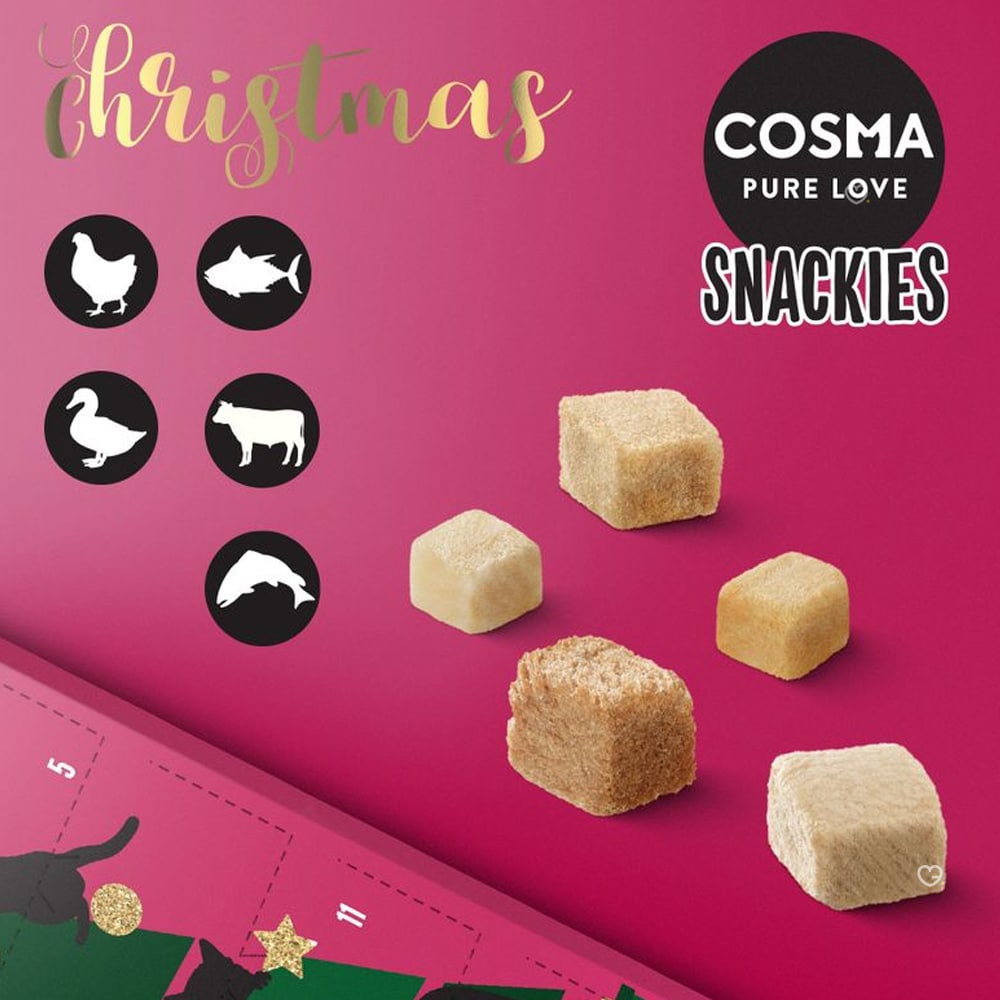 Calendrier de l'avent Chat Cosma Snackies