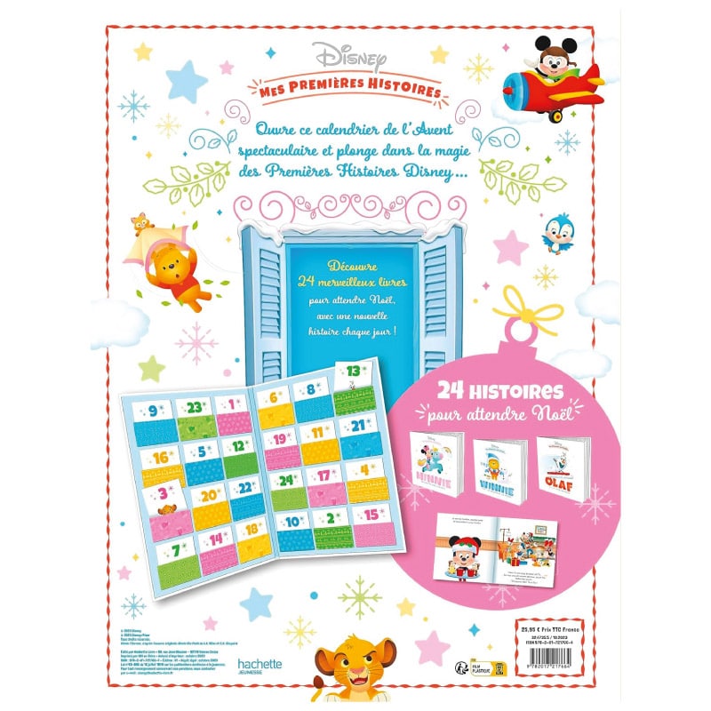 Calendrier de l'avent Disney Baby