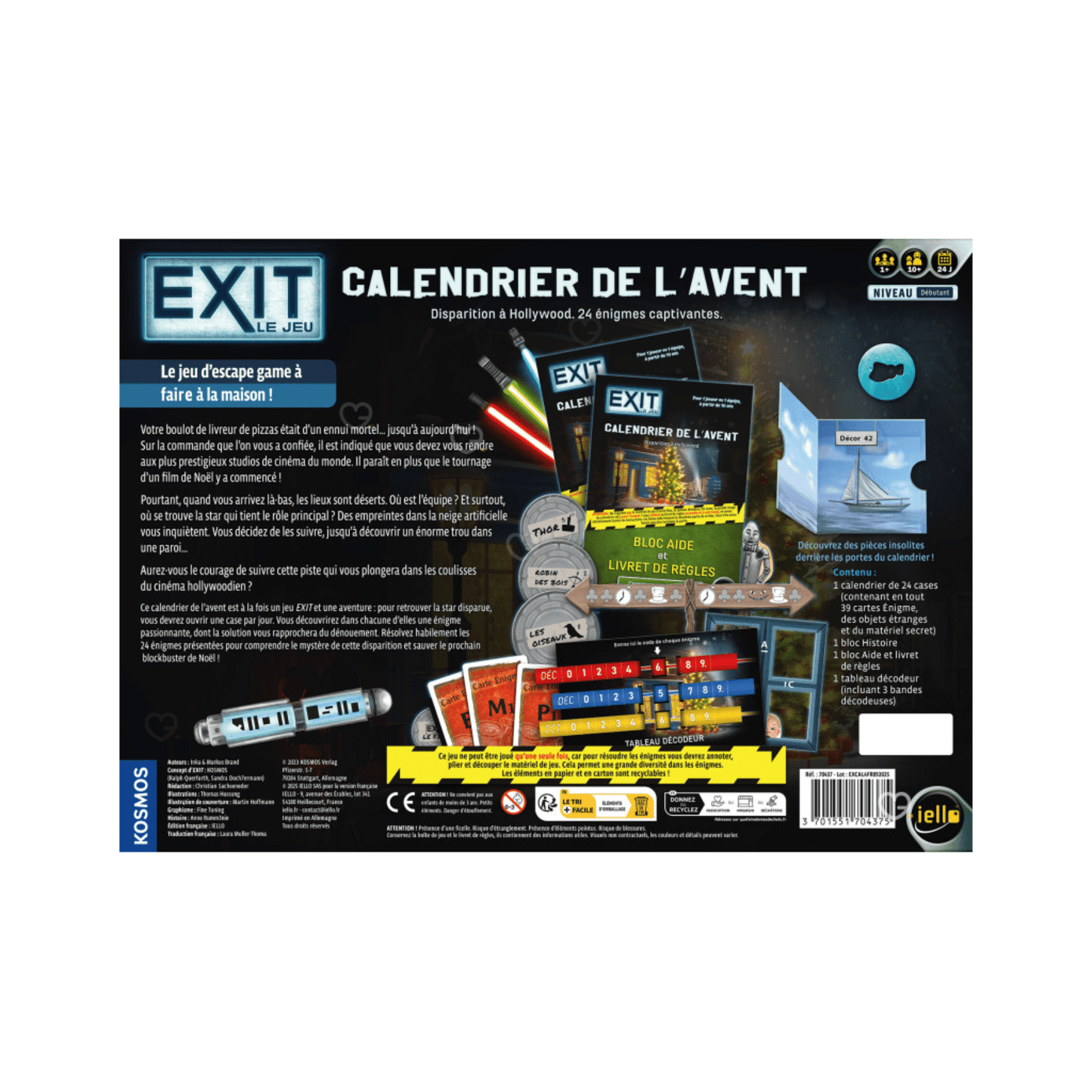 Calendrier de l'avent Exit – Escape Game