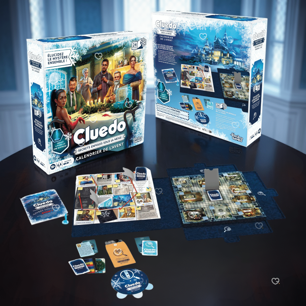 Calendrier de l'avent Cluedo