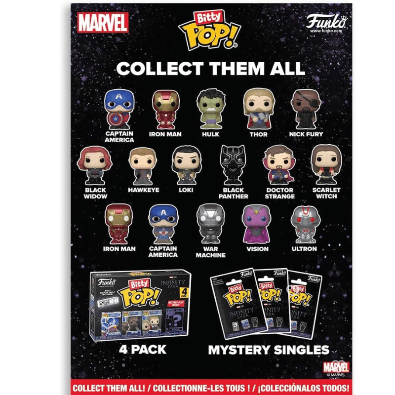 Calendrier de l'avent Funko Bitty POP Marvel