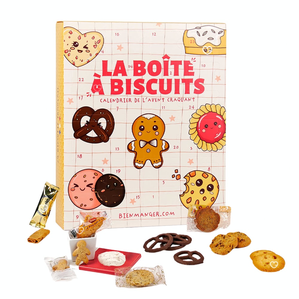Calendrier de l'avent Biscuits Français
