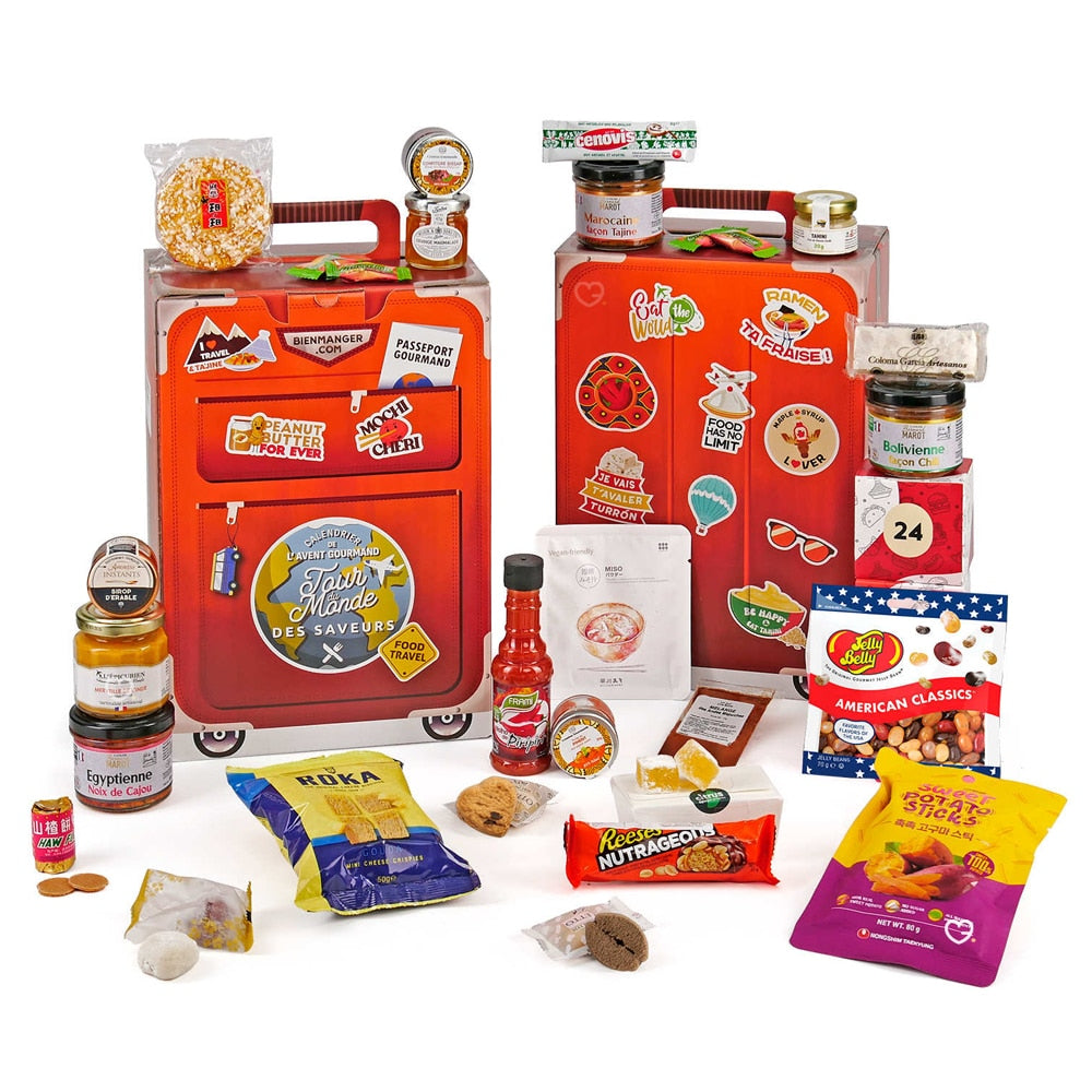 Calendrier de l'avent Tour du Monde des Saveurs
