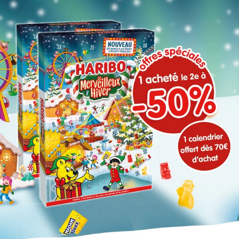 Calendrier de l'avent Haribo
