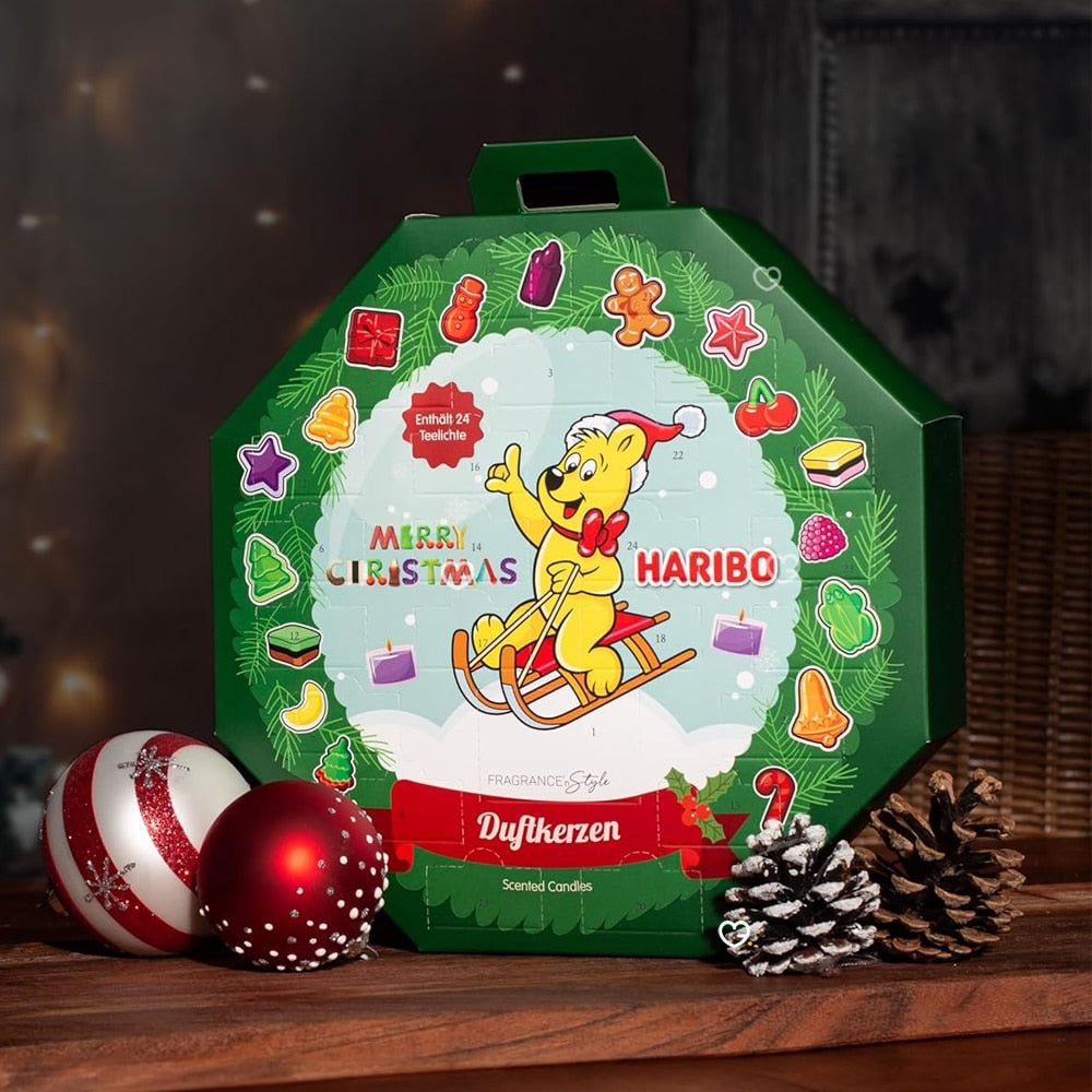Calendrier de l'avent Haribo Bougie