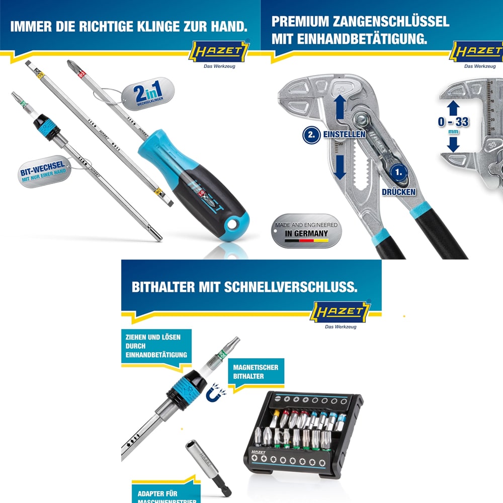 Calendrier de l'avent Hazet – Outils