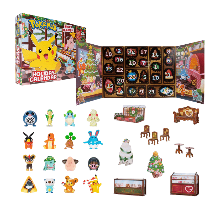 Calendrier de l'avent Pokemon Happy Holidays