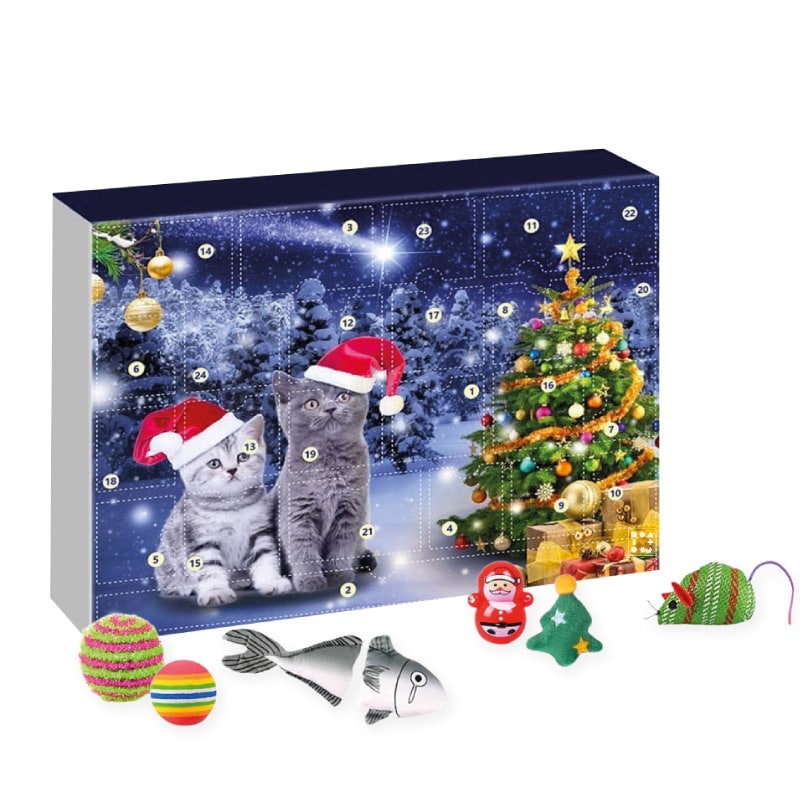 Calendrier de l'avent Jouets chat