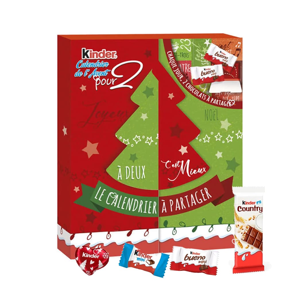 Calendrier de l'avent KINDER à Partager