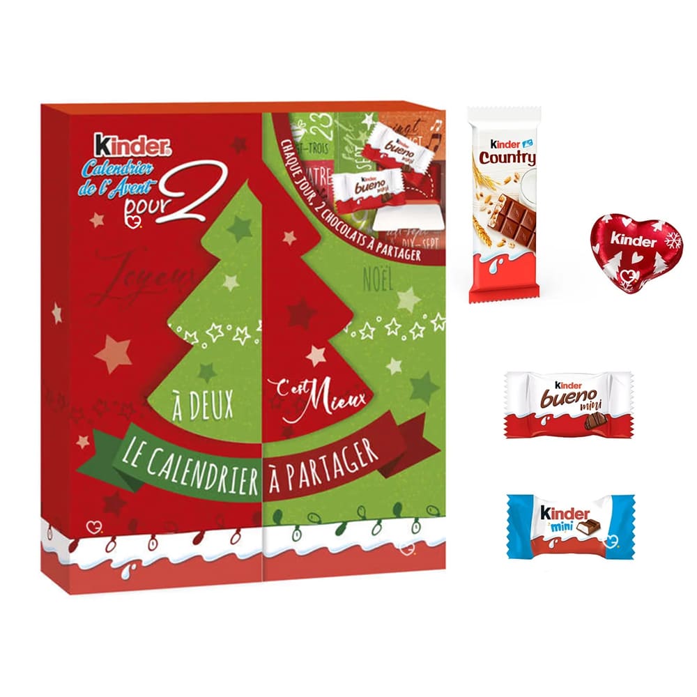 Calendrier de l'avent KINDER à Partager