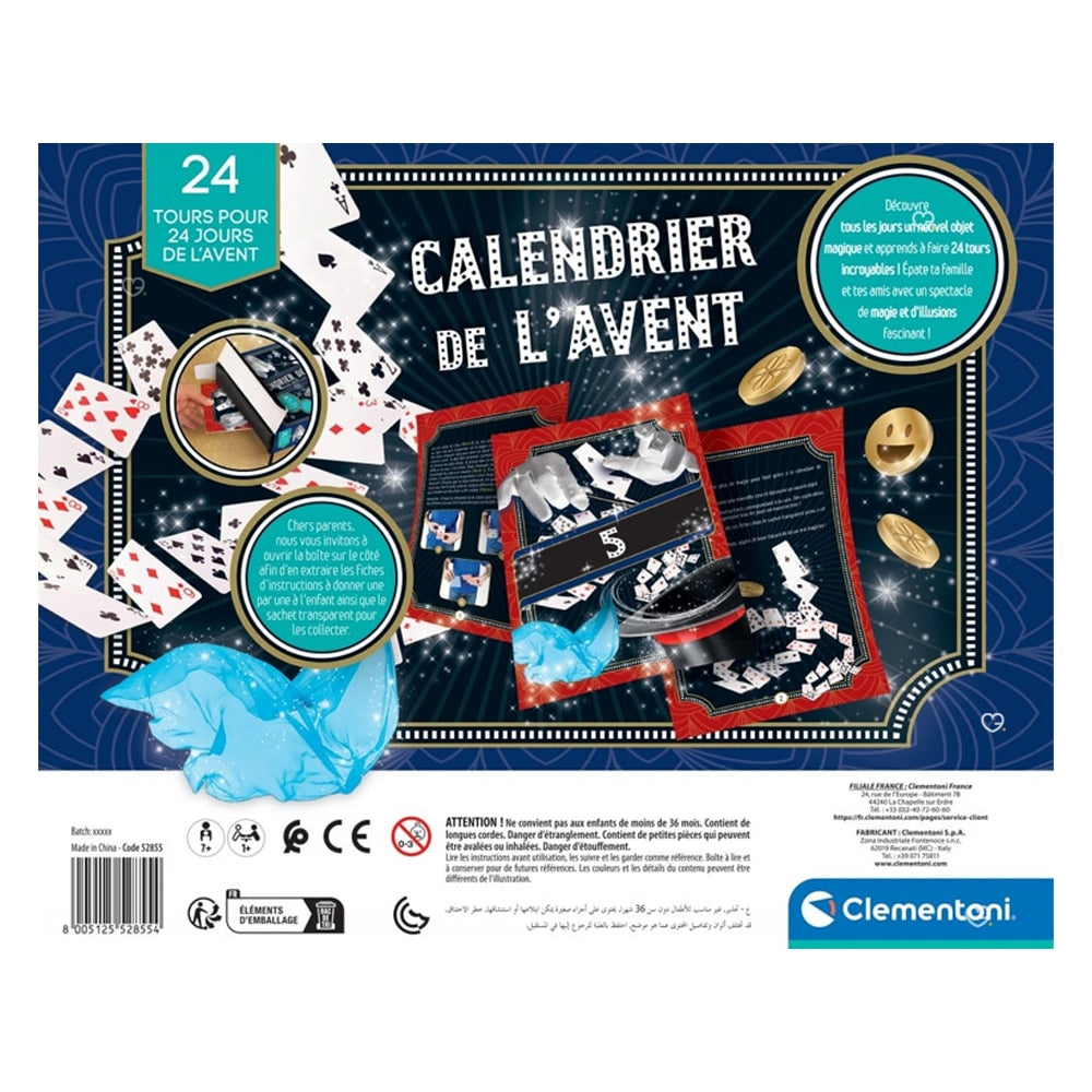 Calendrier de l'avent Magie Clementoni