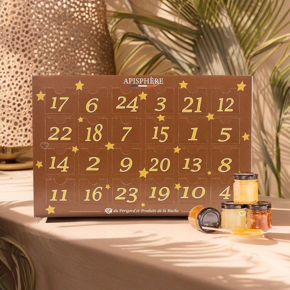 Calendrier de l'avent Miel Apisphère